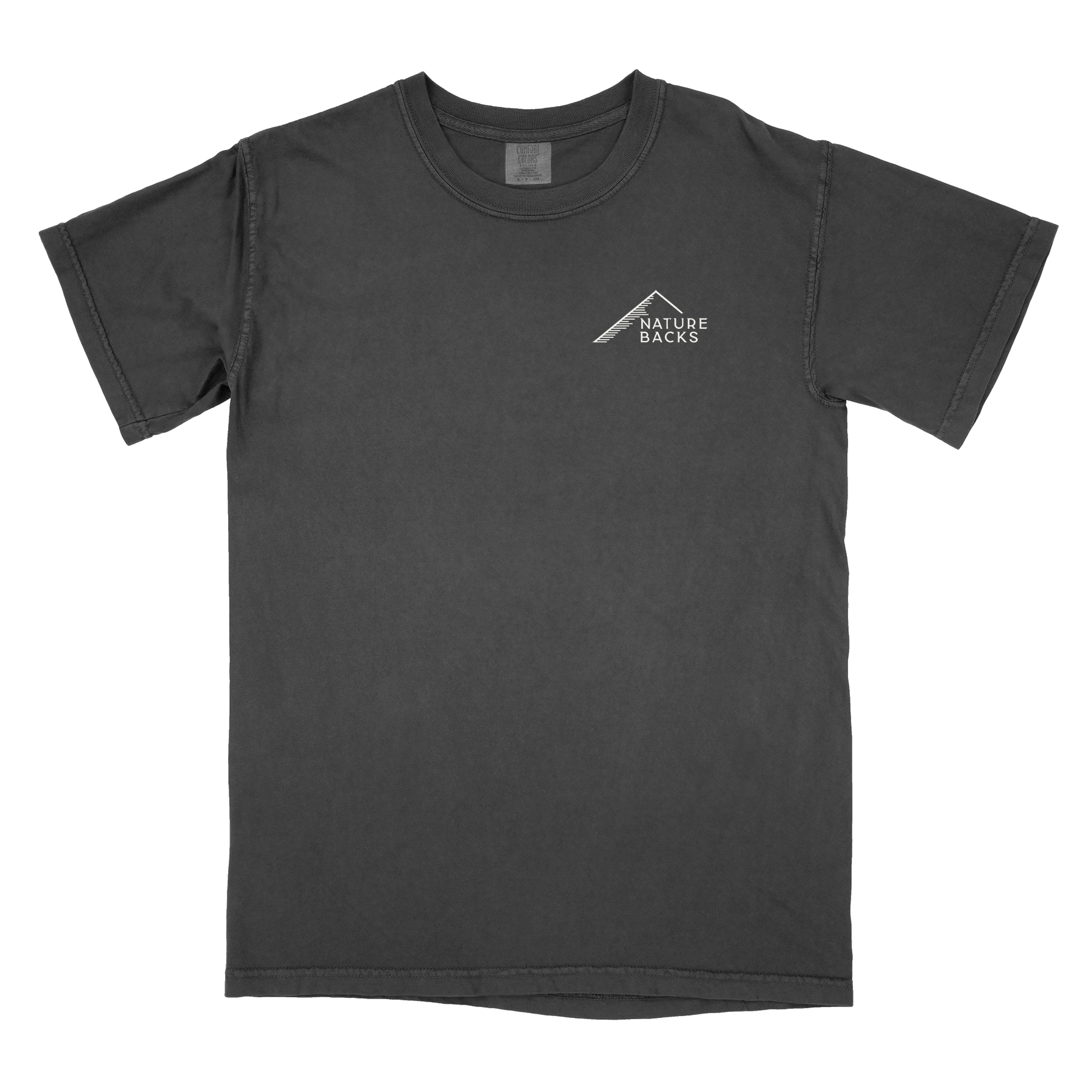 Nature Backs Comfort Colors Daybreak Black Short Sleeve T-Shirt | Nature-Inspired Design on Ultra-Soft Fabric