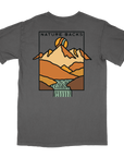 Nature Backs Comfort Colors Emerge Charcoal Short Sleeve T-Shirt | Nature-Inspired Design on Ultra-Soft Fabric