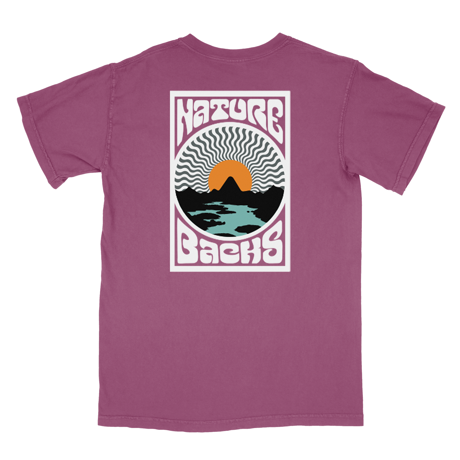 Nature Backs Comfort Colors Sublime Nova Short Sleeve T-Shirt | Nature-Inspired Design on Ultra-Soft Fabric