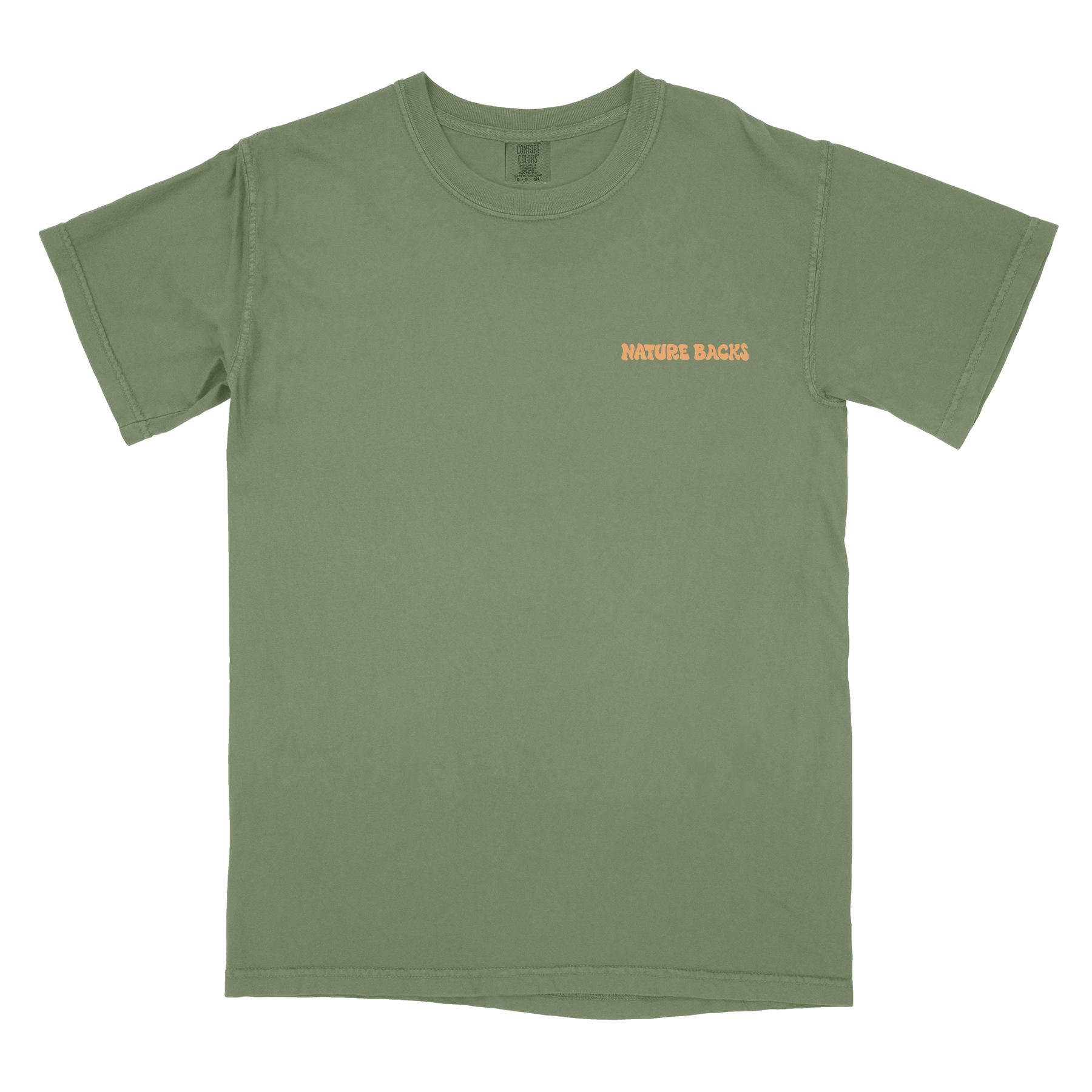 Nature Backs Comfort Colors Burst Hemp Short Sleeve T-Shirt | Nature-Inspired Design on Ultra-Soft Fabric